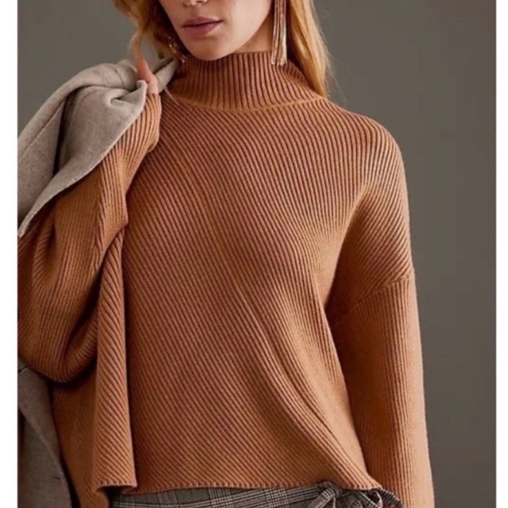 NWT Maeve The Meredith Mock Neck Sweater